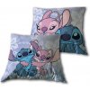 Lilo a Stitch Polštář Stitch a Angel 40x40cm