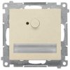 LED Orientačné osvetlenie so senzorom 14V/0,42W/3100K šampanská matná SIMON55 (Simon)