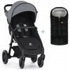 PETITE&MARS Kočík športový Street2 RWS Black Ultimate Grey + PETITE&MARS fusak Jibot ZADARMO VP-F186310