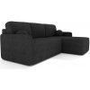Wilsondo Rohová rozkladacia sedačka Blomera - tmavosivá