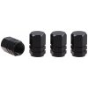 AMiO AMI-02237 čierne (Hliníkové krytky na ventil čierne 4 ks)