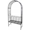 PROGARDEN Záhradný oblúk na ruže s lavičkou 121 x 230 cm KO-X77000120