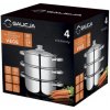 GALICJA Parný hrniec VEGE 2,8 l 4ks/sada