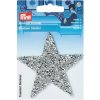 PRYM Nášivka drahokamový transfer, hviezda, nažehľovacia, strieborná