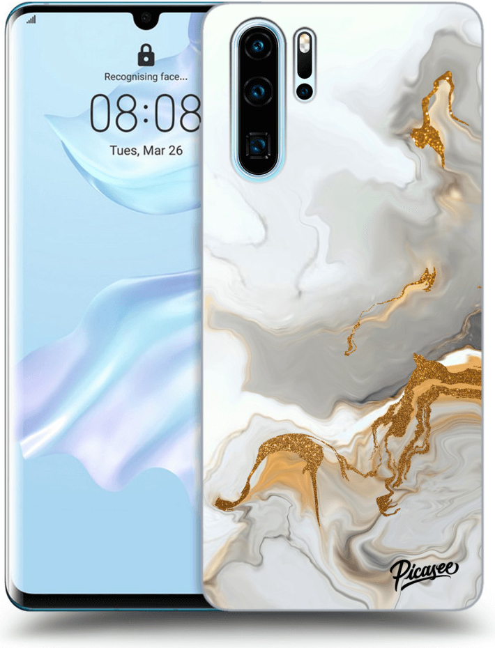 Púzdro Picasee silikónové Huawei P30 Pro - Her čierne