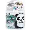 Melii Opakovateľne použiteľné vrecká na desiatu 4ks Panda Medveď
