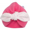 Dievčenská čiapočka turban New Baby For Girls dots, veľ. 80 (9-12m)