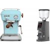 Ascaso Dream PID, Kid Blue + Eureka Atom W 75, grey