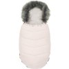 Detský fusák New Baby s kožúškom dusty pink
