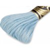 Vyšívacia priadza DMC Mouliné Spécial Cotton - 1 ks 3761 Bleached Aqua