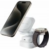 Hyper HyperJuice Qi2 3-in-1 Magnetic Charging Stand - White