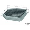 Filter vnútorného priestoru MAHLE LAK 278/S
