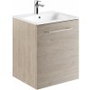 Geberit Selnova Square umývadlo so skrinkou 55 cm orech 501.251.00.1