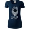 Football is my DNA - Dámske tričko z organickej bavlny Origin (GOTS) - XS ( Tmavomodrá (takmer čierna) )