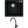 Franke UBG 610-56 onyx s excentrom + Franke FC 6018.071 LINA onyx