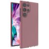 MG Spring Case silikónový kryt na Samsung Galaxy S22 Ultra, svetloružový