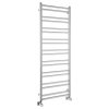 Vodný kúpeľňový radiátor Sapho 476 W 1430 x 550 mm strieborný