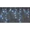 Reťaz MagicHome Vianoce Icicle, 480 LED studená biela, jednoduché svietenie, časovač, 230 V, 50 Hz, IP44, exteriér, osvetlenie, L-12 m