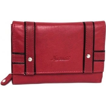Mercucio dámska kožená peňaženka 2311822 cvok na šírku červená