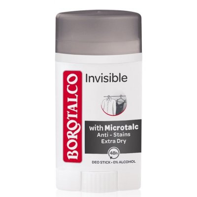 BOROTALCO Invisible Black & White deodorant tuhý stick 40ml