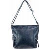 TESSA dámska crossbody koženková kabelka Tmavomodrá