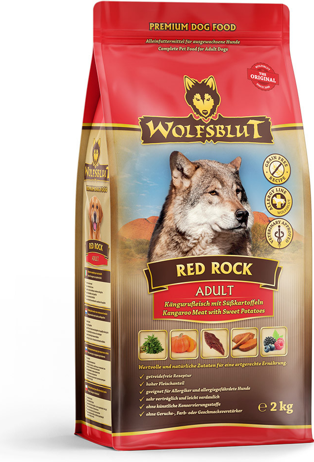Wolfsblut Red Rock Adult 12,5 kg klokan s tekvicou