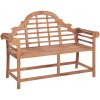vidaXL Záhradná lavička 127x58,5x92,5 cm teakový masív