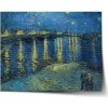 Sablio Plagát Hviezdna noc nad Rhônou - Vincent van Gogh - 60x40 cm