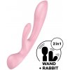 Satisfyer Triple Oh Hybrid Vibration - Pink - Vibrátor
