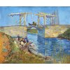 Plagát, Obraz - The Langlois Bridge at Arles with Women Washing (1888), Vincent van Gogh, 40 × 32.7 cm