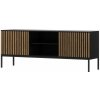 TV stolík RATINA 2 - dub artisan/čierna mat