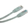 Sieťový LAN kabel UTP patchcord, Cat.5e, RJ45 samec - RJ45 samec, 3 m, netienený, šedý, Logo LOGO bag