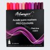 AKRYLOVÉ MARKERY - ARTMAGICO - PRO LINE - 0,7 MM - 12 KS | PINK