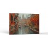 Destinácie Benátky v hmle | Obraz na dreve Rozmery: 80x120
