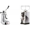 La Pavoni Stradivari Lusso + Eureka Mignon Turbo, CR chrome