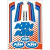 Tecnosel sada samolepiek KTM Retro oranž/modrá
