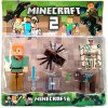 Kolekcia figúrok Minecraft Alex a Golem sada 7 ks