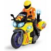 Dickie Záchranársky motocykel 17 cm s jazdcom