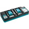 MAKITA DC40WA - 1911L9-4 - Dvojportová nabíjačka 40 V max XGT