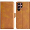 VSETKONAMOBIL 55536 SIDE Peňaženkové puzdro pre Samsung Galaxy S23 Ultra 5G svetlohnedý