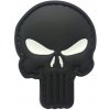 WARAGOD Nášivka 3D Punisher white eyes 5x4cm