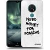 Picasee silikónový prehľadný obal pre Nokia 7.2 - White Dollar