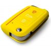 Kľúčenka VW/Seat/Škoda Ochranné silikónové puzdro na kľúč novšia generácia s vystreľovacím kľúčom žltá