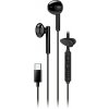 Genius HS-M366, sluchátka s mikrofonem, černá, 360°rotační klip, USB Type-C