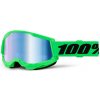 STRATA 2 NEW, 100% brýle neon zelené, modré plexi