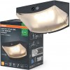 LED vonkajšie nástenné svietidlo so senzorom pohybu a súmraku 1,5 W 120 lm 3000K Teplá biela sivá IP44 Endura Osram