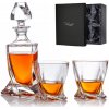 Dekorant Crystalite Bohemia whisky set Quadro v darčekovom saténovom balení 1+2