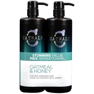 Tigi Catwalk Oatmeal & Honey Nourishing šampón 750 + Tigi Catwalk Oatmeal & Honey Nourishing Conditioner 750 ml darčeková sada