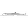 Effector Prechodový profil A70 samolepiaci Striebro EF3P00514 2 m