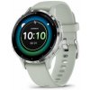 Garmin Venu 3S, strieborná/šedá, silikónový remienok